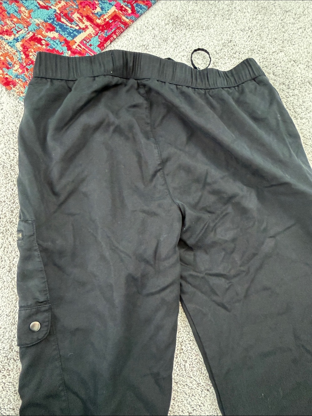 Banana Republic Black Drawstring Cargo Joggers - Picture 5 of 6